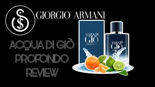 NEW Acqua Di Giò Profondo Fragrance Review | Scentsation