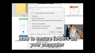How To Password Protect a Folder on Windows 10   (No Additional Software Required in 2025)
