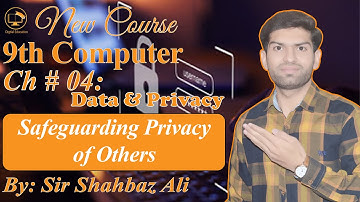 Safeguarding Privacy of others in Hindi/Urdu | 9th Computer Chapter 4 | Digital Education