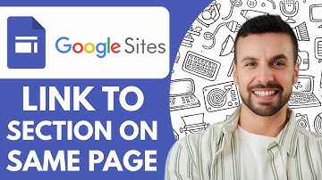 How to Link to the Section on the Same Page Google Sites - 2025 (Quick & Easy)