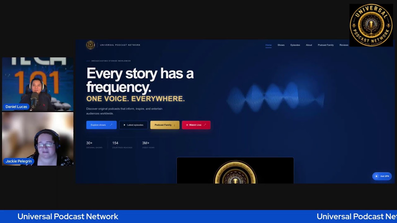 Jackie Pelegrin  (Universal Podcast Network)  Tech 101