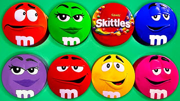Satisfying Video | Lovely Unpacking Skittles Chewies and Chocolate M&M