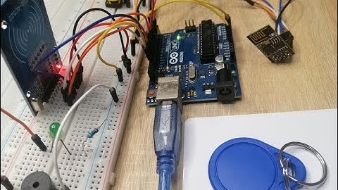 Arduino RFID Database Security System with ESP8266   DEMO