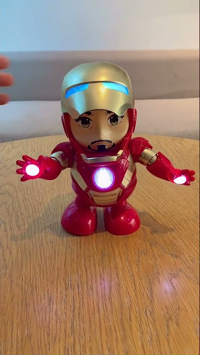 Iron Man Dancing toy with Lights and Music, Hero Dancing Robot #toy #shorts