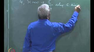 Mod-01 Lec-3ex Symmetry in Perfect Solids - Worked Examples