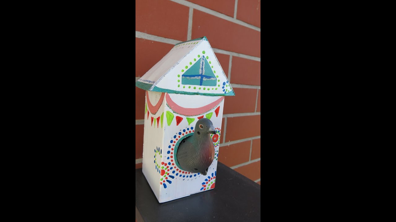 DIY Cute Bird House. How to Make a Bird House from ...