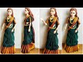 #DIY#Barbie doll saree draping | South Indian style saree draping | Drape a perfect saree for Barbie