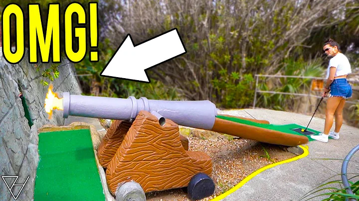 The CRAZIEST Old School Mini Golf Course Ever! - E...