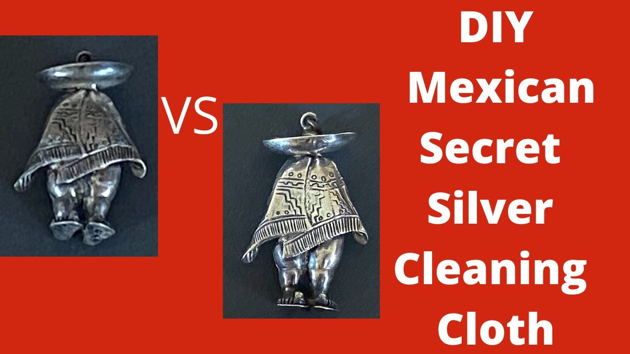 DIY Secret Mexican Silver Cleaner, silver cleaning cloth you can make 