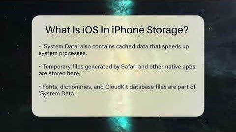 What Is iOS In iPhone Storage? - Talking Tech Trends