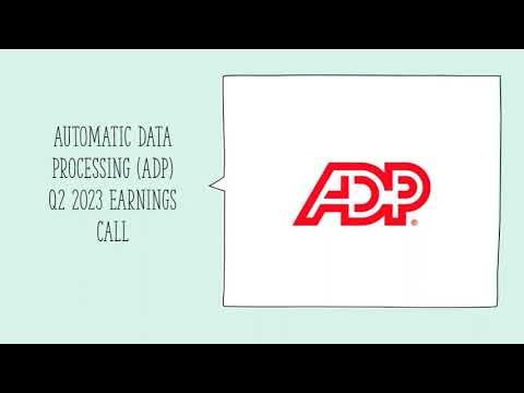 Automatic Data Processing $ADP Q2 2023 Earnings Call - YouTube