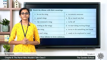 Grade 4 English Chapter 6 Class 3 The Parrot Who Wouldn