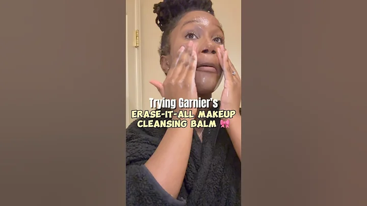 ⁠ ​@GarnierUSA‘s cleansing balm🎀 #cleansingbalm #makeupremover #newproduct #makeupshorts #skincare