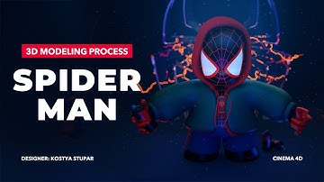 Spider-Man Miles Morales | 3D Modeling Process
