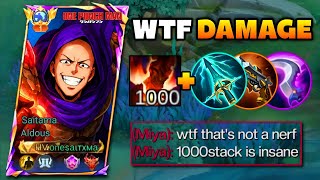 ALDOUS ABUSING THIS NEW 1000 STACK HYBRID 1SHOT DAMAGE BUILD!!!🔥 | ALDOUS BEST BUILD IN SOLO RANKED