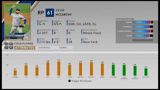 【MLBTheShow20Stats/メジャーリーグ選手能力】Royals 61 Kevin McCarthy ロイヤルズ ケビン・マッカーシー選手