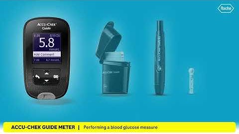 How to use the Accu-Chek Guide meter