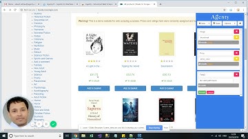 Create and train a web scraping agent