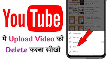 Youtube channel pe upload video delete kaise kare 2022🔥 || how to delete video from youtube channel