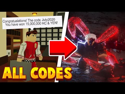 New All Ro Ghoul Codes July 2020 Working Codes Rc Cells Yen Roblox Youtube - all new working yen rc codes in ro ghoul april 2020 roblox youtube