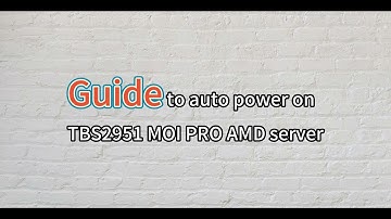 Guide to enable the auto power-on feature for the TBS2951 IPTV headend streaming server