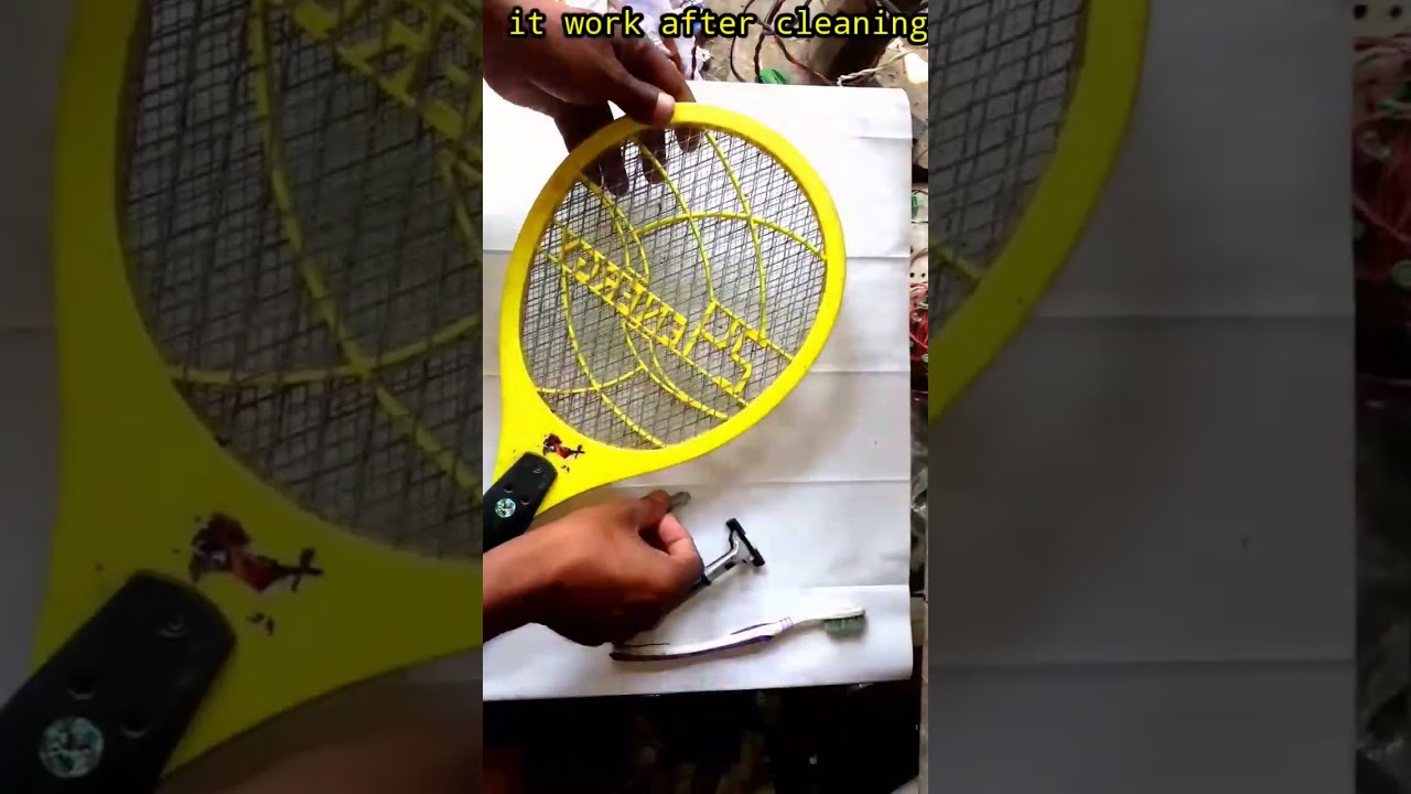 Mosquito Bat is Working After Clean/Mosquito Bat Repair At Home #shorts