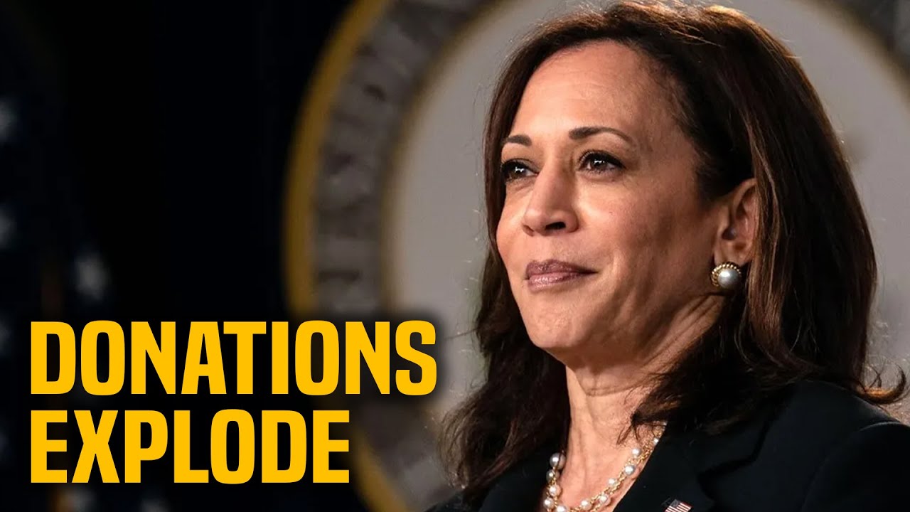 Money POURS IN for Kamala, BIGGEST FUNDRAISING DAY
