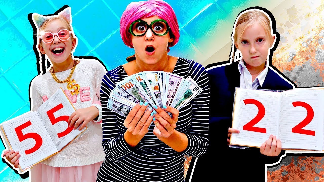 Πλούσια Μαθήτρια VS Φτωχή Μαθήτρια! Αστείο vlog για το σχολείο | Τρελο Οικογένεια