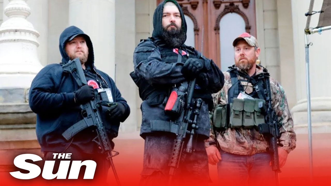 Armed protesters in Michigan storm governor's statehouse demanding end to coronavirus lockdown