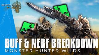 Monster Hunter Wilds Update - Buffs & Nerfs Breakdown! Hammer, Gunlance, Bowguns & Hunting Horn