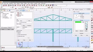 Exercise 4 - Part 3 - Moving Loads 2D Frame (Robot Structural Analysis)
