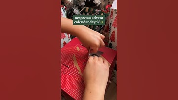 Nespresso Advent Calendar Day 23 #coffee #adventcalendar #nespresso #coffeelover #vlogmas #unboxing