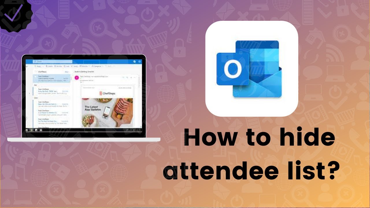 How To Hide The Attendee List Of An Event On Outlook YouTube