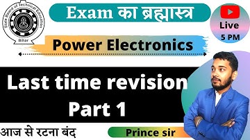 Power electronics revision part 1 |  Short revision of Power electronics | #crazypolytechnic #sbte