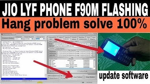 Jio Lyf phone f90M hang problem solve full flashing software update by miracle box in Hindi