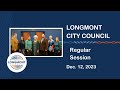 City council regular session 12122023