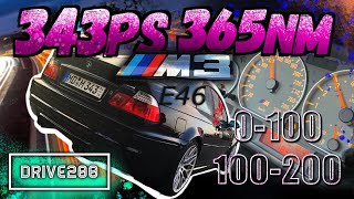 BMW M3 E46 0-100/0-200 | DRIVE200