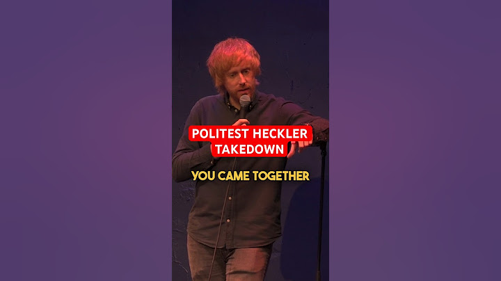 Politest heckler takedown | On tour now | Mark Simmons #funny #comedy #jokes #heckler