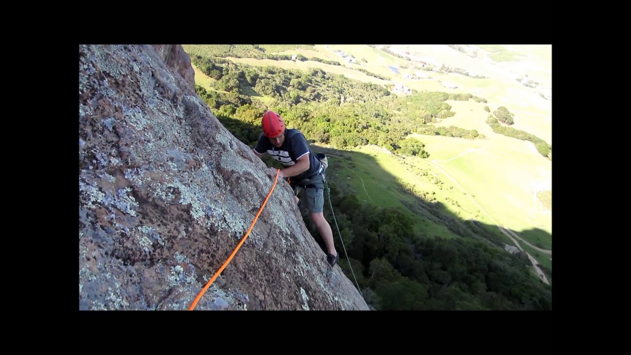 Rock Climbing on Direct Exposure 5.10b at Peak YouTube