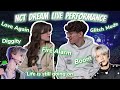 Reaction to NCT DREAM Live Performances- Love Again + LISGO +Diggity +Fire Alarm + Boom +Glitch Mode