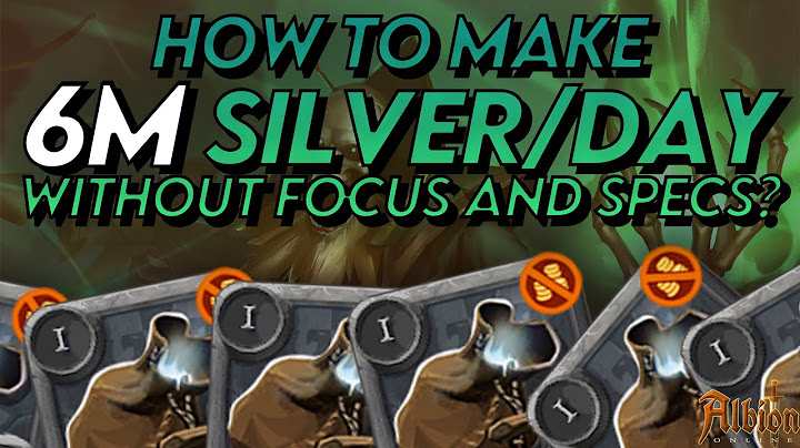HOW TO MAKE 6 000 000 SILVER/DAY? | Guide | Albion Online