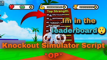 Knockout Simulator Script *OP* | Hydrogen - Fluxus - Delta - Arceus x Executor