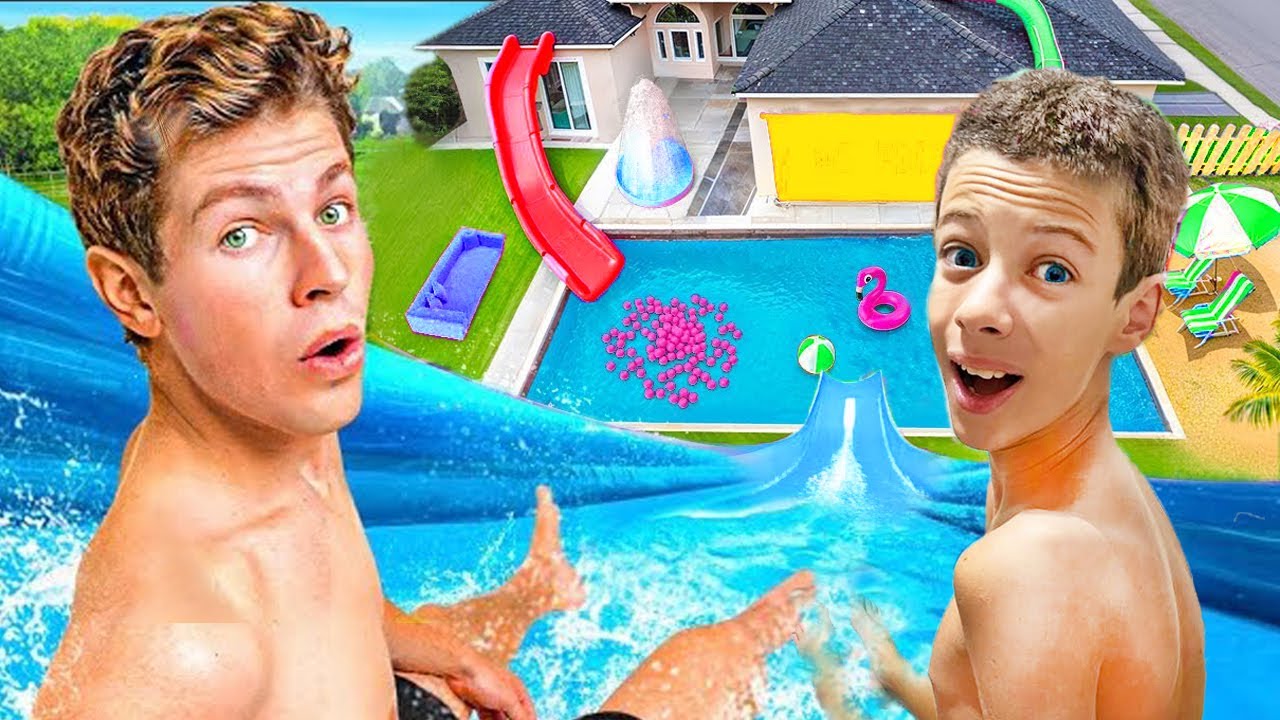 Yasin and Ben Azelart Learn What NOT to Do at the Pool