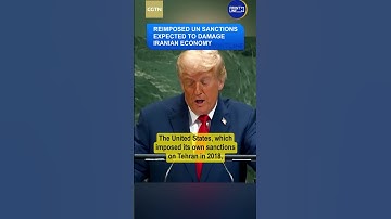 Reimposed UN sanctions expected to damage Iranian economy