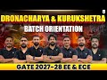 BATCH ORIENTATION DRONACHARYA & KURUKSHETRA GATE 2027 & 2028 EE & ECE