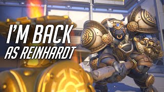 ROAD TO DIAMOND AS A ONE TRICK REIN! - Overwatch 2