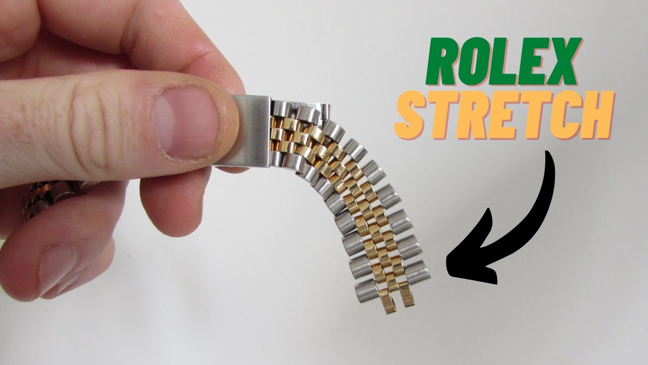 Økonomisk triathlon Foran Rolex restoration bracelet stretch repair - YouTube