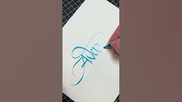 ✒️ Avery #satisfying #calligraphy #handwriting