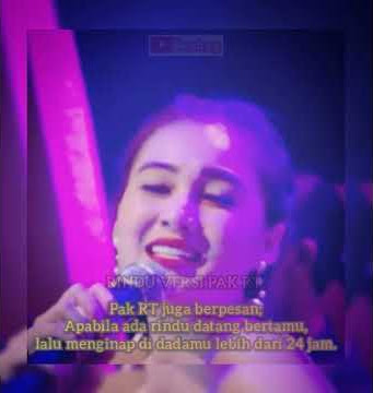 Story/status wa dangdut koplo sunda Nella kharisma - jalir janji (sajak/puisi rindu versi Pak RT)