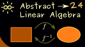 Abstract Linear Algebra 24 | Homomorphisms and Isomorphisms [dark version]